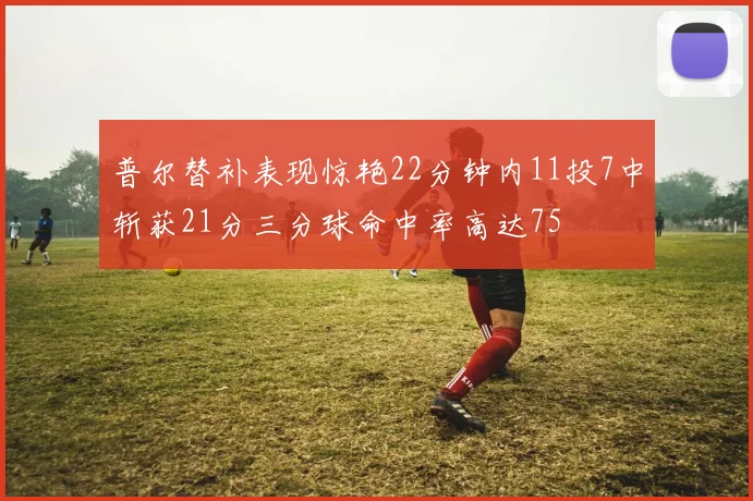 普尔替补表现惊艳22分钟内11投7中斩获21分三分球命中率高达75